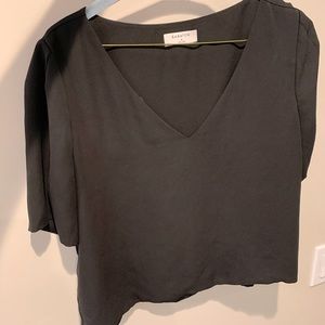 Aritzia Babaton cropped blouse